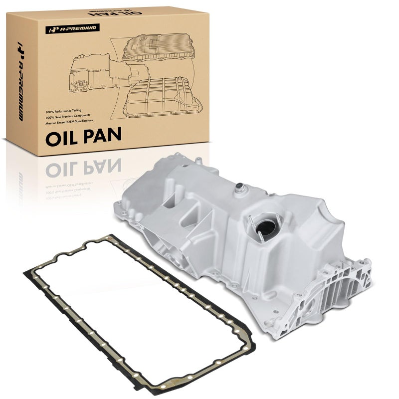 A-Premium APremium Engine Oil Pan Sump with Drain Plug Gasket Compatible with BMW X5 20112013 X6 20112014 30L 44L - Image 3
