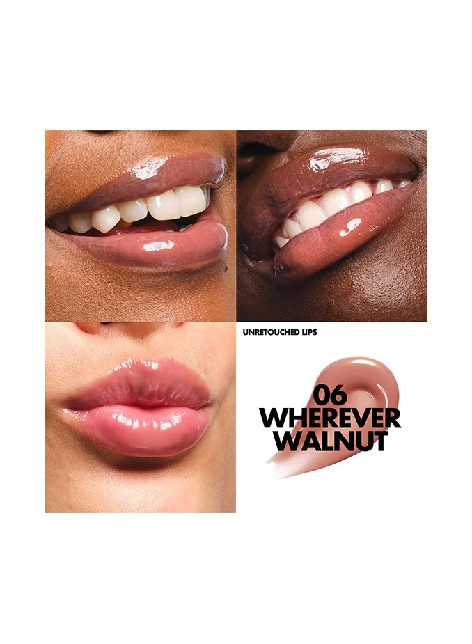 MAKE UP FOR EVER SUPER BOOST LIP GLOSS - 06 (WHEREVER WALNUT)