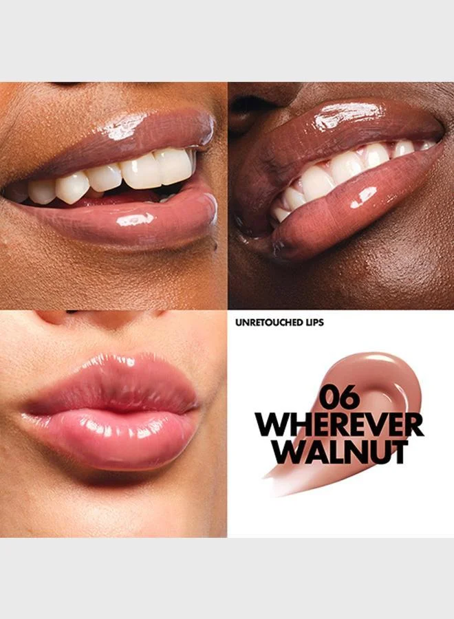 Make Up For Ever 06 (WHEREVER WALNUT) SUPER BOOST LIP GLOSS - 06 (WHEREVER WALNUT) for Women | Best Price UAE