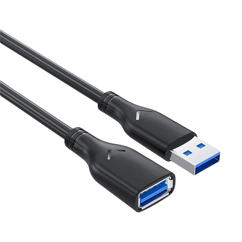 كابل تمديد USB 3.0 ذكر إلى أنثى لنقل البيانات بسرعة عالية وشحن الطابعات والأقراص الصلبة الخارجية - Image 4