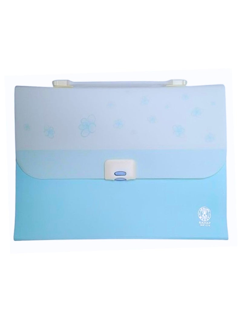 Sadaf Expanding Accordion Folders Portable Document Holder A4 File Organizer - Image 1