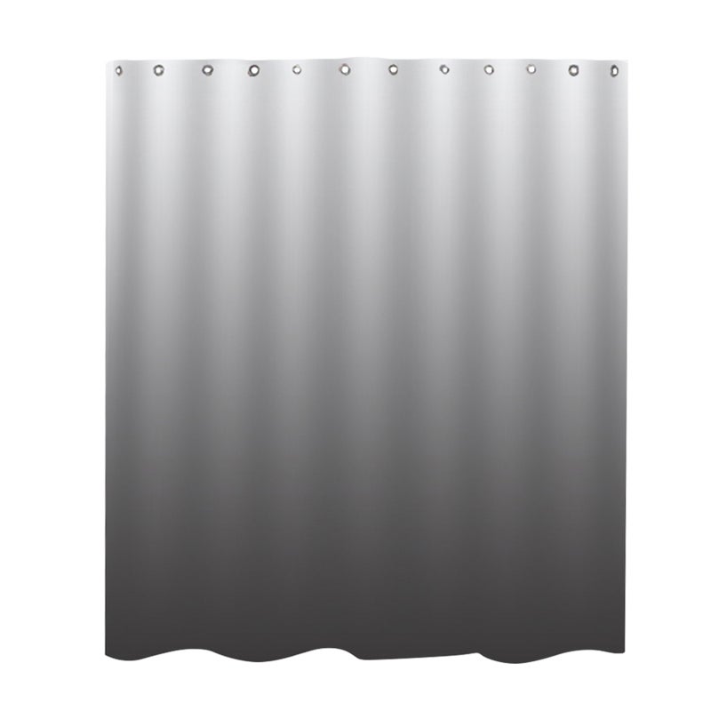 Shower Curtain for Bathroom Waterproof Gradual Color Fabric Showering Curtain with Durable Metal Grommet Hooks Included (71in Width, 79in Height) - Image 1