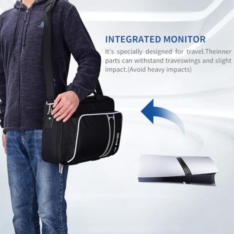 14" Inch IPS 4k 60Hz Portable Monitor Gaming Display Integrated with PS5 pro not Included 3840×2160 with 2 HDMI Ports, FreeSync, Built-in 2 of Multimedia Stereo Speaker - Image 2