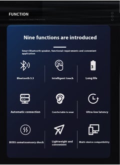 Generic 360° Sound Wireless Earbuds - IPX6 Waterproof for Gym & Running  | Bluetooth 5.3 | Touch Control | Ergonomic Fit  - Image 5