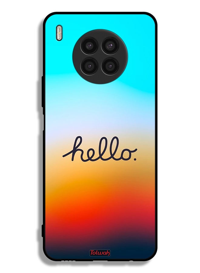 Tolwak Honor 50 Lite Protective Case Cover Hello - Image 2