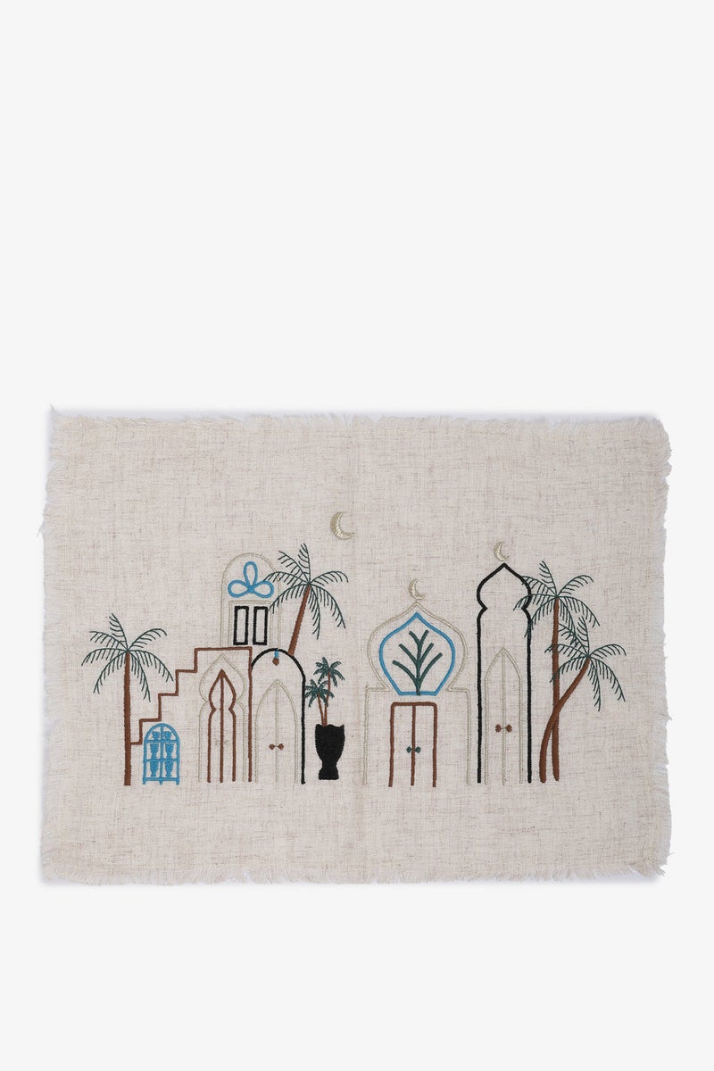 Carina Ramadan Embroidered Placemat - Image 1