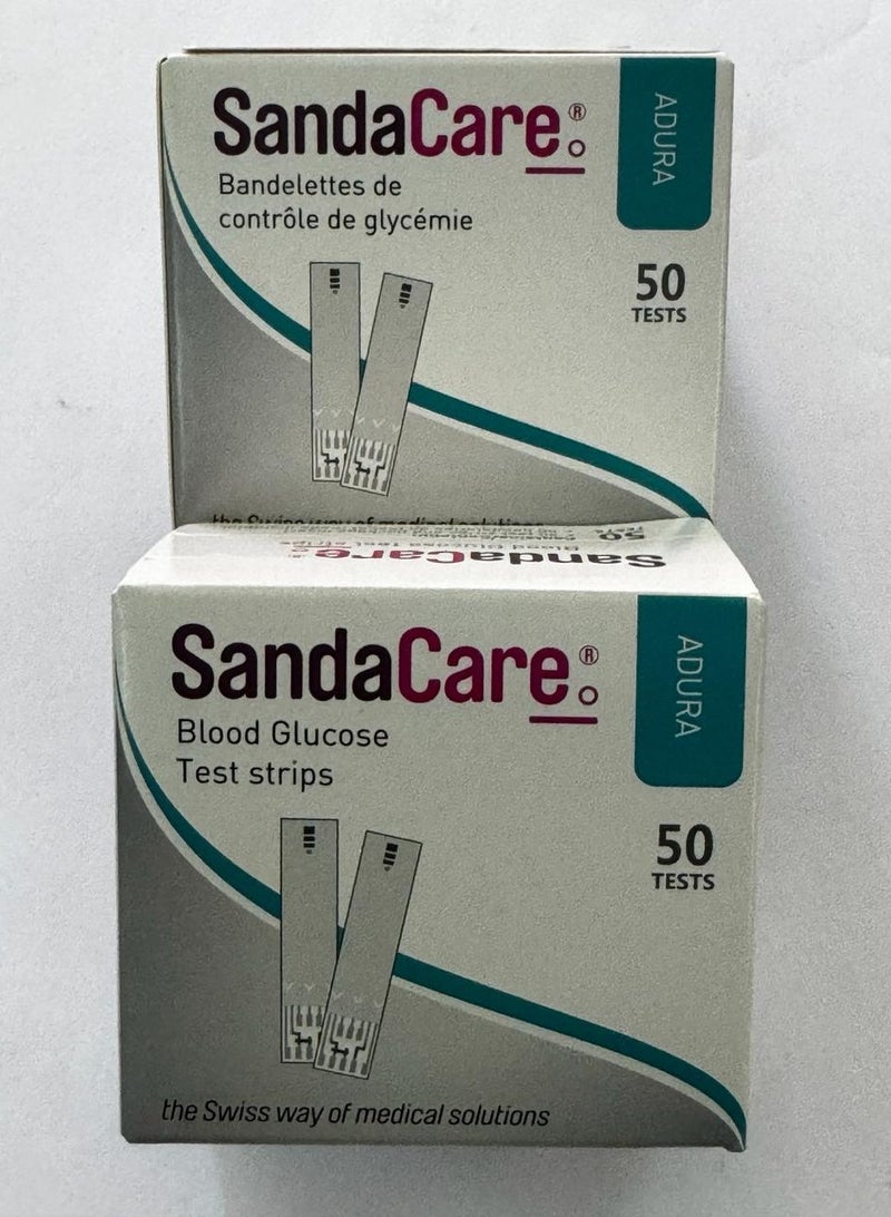 SandaCare SandaCare Adura Strips, 2 boxes (100 strips) - Image 4