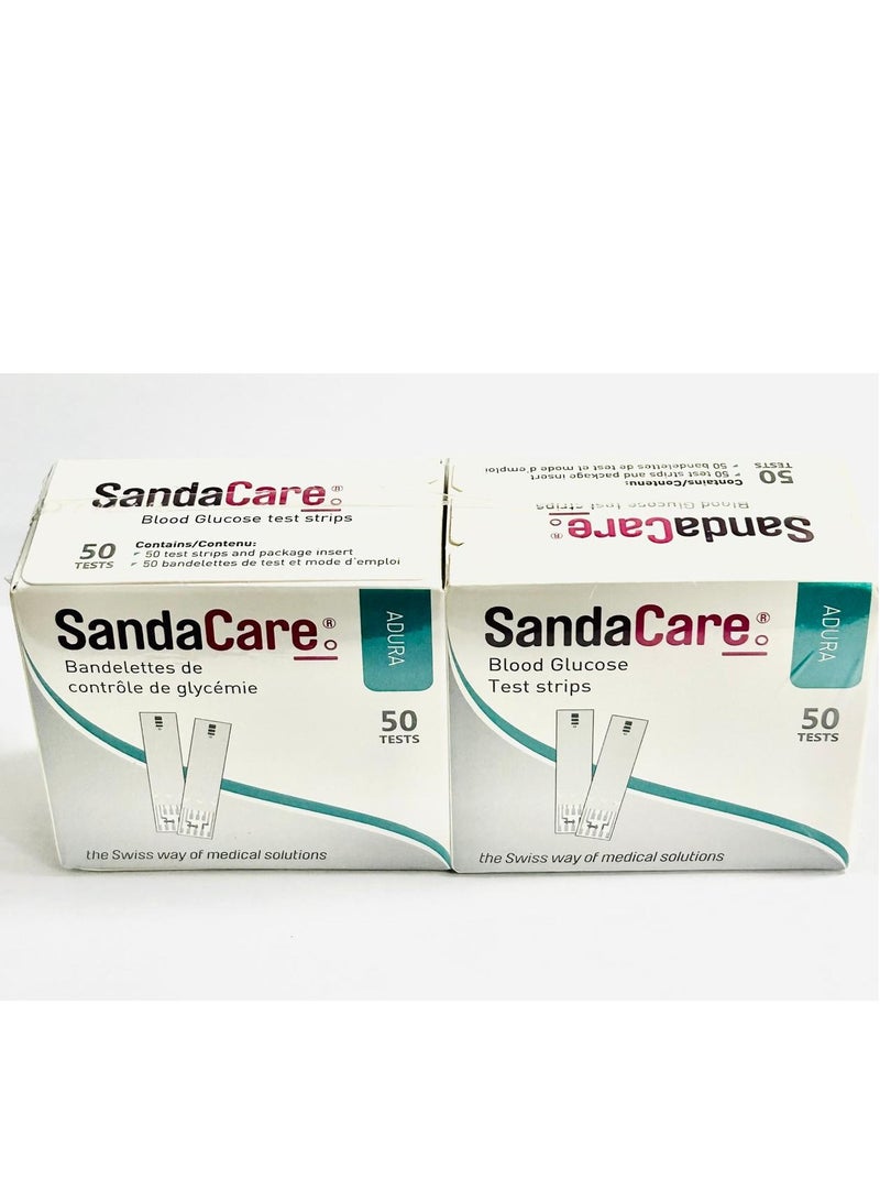 SandaCare SandaCare Adura Strips, 2 boxes (100 strips) - Image 1