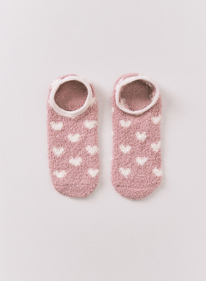 women'secret Pink heart slip-on socks - Image 4