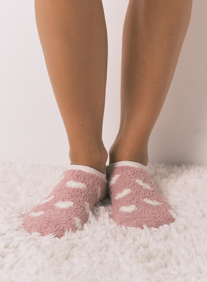 women'secret Pink heart slip-on socks - Image 3