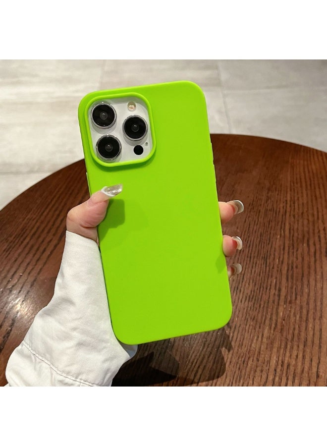 NIBEMINENT Sandblasting Protective TPU Case Cover For iPhone 15 Pro Max, Fruit Green - Image 3