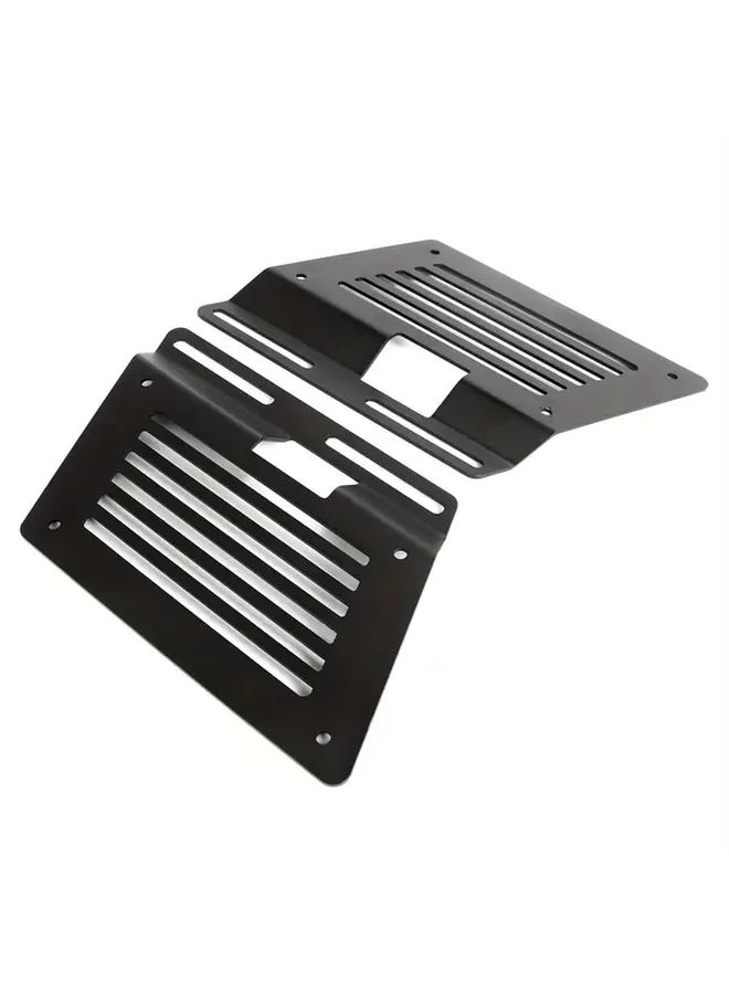 1 Pair Side Bag Iron Plate Heavy Duty Motorcycle Mudguard with Heat Dissipation - Image 5