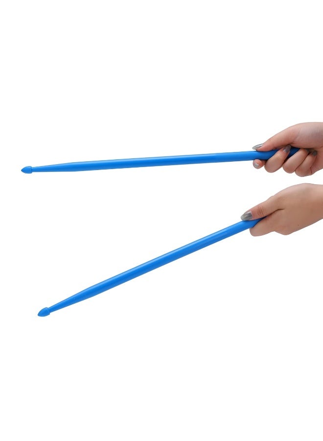 Nylon 5A Drumsticks Drum Stick Pair Drum Mallets with Granular Anti Slip Handles & Teardrop Nylon Tip for Training Exercise Percussion Instruments Electronic Drum Sets Snare Drum Practice Pads - 1 Pair - Image 1