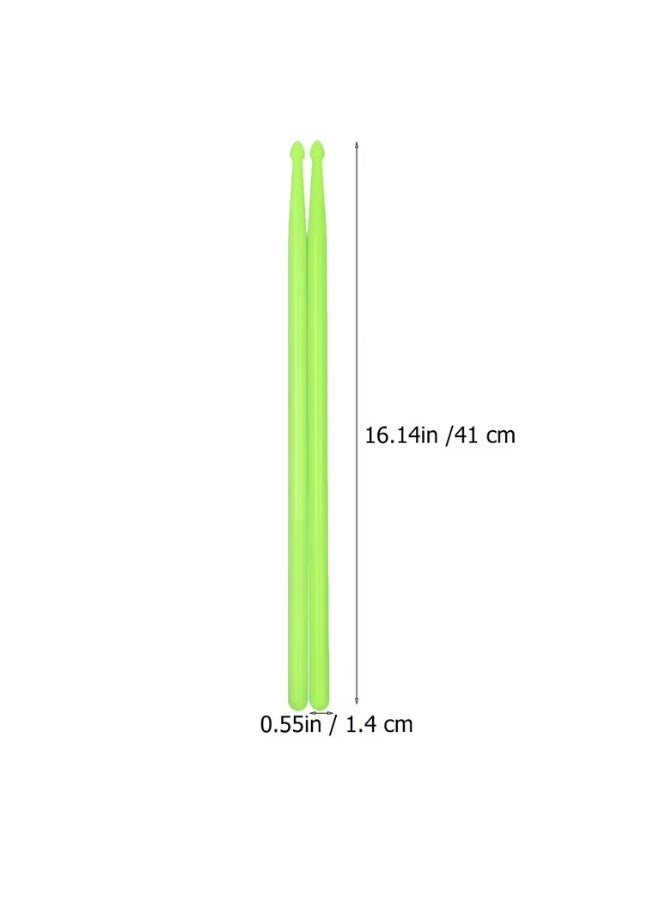 Nylon 5A Drumsticks Drum Stick Pair Drum Mallets with Granular Anti Slip Handles & Teardrop Nylon Tip for Training Exercise Percussion Instruments Electronic Drum Sets Snare Drum Practice Pads - 1 Pair - Image 5