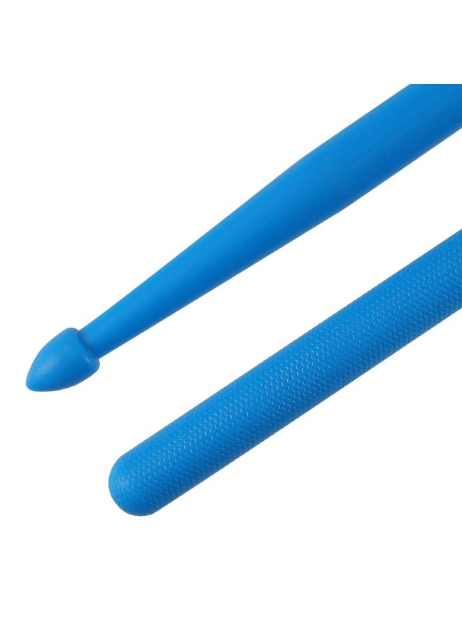 Nylon 5A Drumsticks Drum Stick Pair Drum Mallets with Granular Anti Slip Handles & Teardrop Nylon Tip for Training Exercise Percussion Instruments Electronic Drum Sets Snare Drum Practice Pads - 1 Pair - Image 2