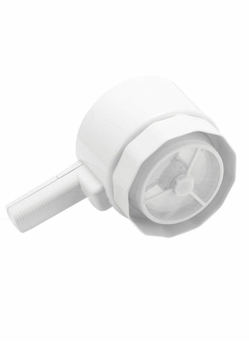 Excefore - Electric Handheld Flour Sieve Strainer, Stainless Steel Electric Operated Flour Sifter Baking Sifter Sieve Cup for Home Baking, White - Image 1
