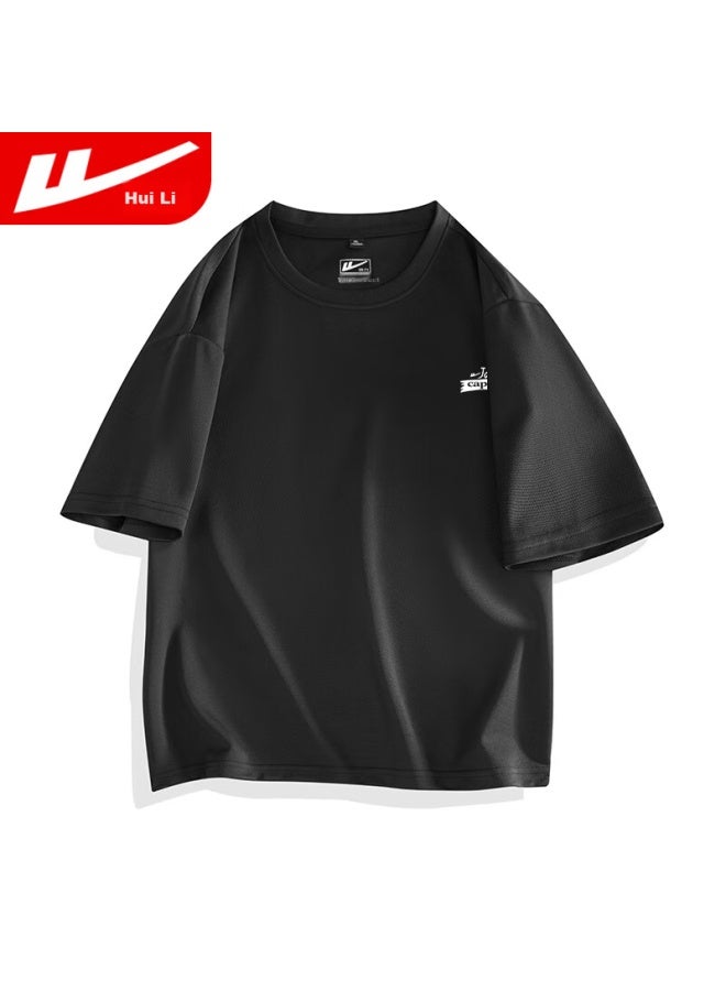 Warrior Short-sleeve T-shirt For Men, Summer Ice-cool White T-shirt, Round Neck, Breathable, Versatile, Undershirt, Men's Clothing