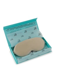 BRIGHTLY LABS Pure Mulberry Silk Contour Eye Mask, Ultimate Sleeping Aid For Full Night'S Sleep, Super Soft Comfortable Sleep Mask, Elastic Strap, 22 Momme, Infused With Silver Ions, Champagne Colour  - Image 5