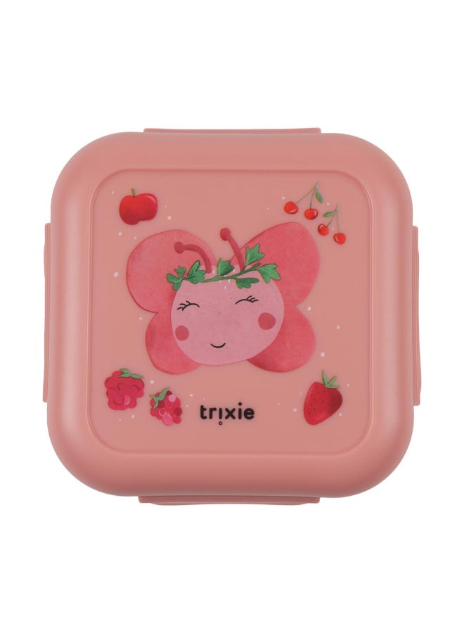 Trixie Snack Box With Clips - Fruit Fairy Mrs. Butterfly - Image 1