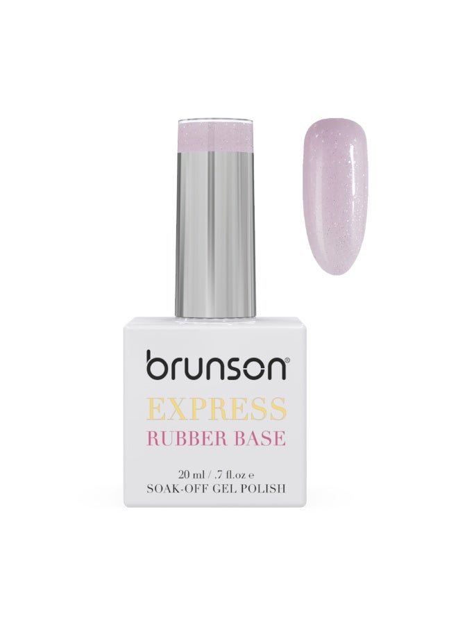 brunson Rubber Base Gel Nail Polish 20Ml - French Rubber Base Coat Long-Lasting, Durable And Chip-Resistant Nail Strengthener Gel Nail Polish Base Coat For Manicure And Pedicure
