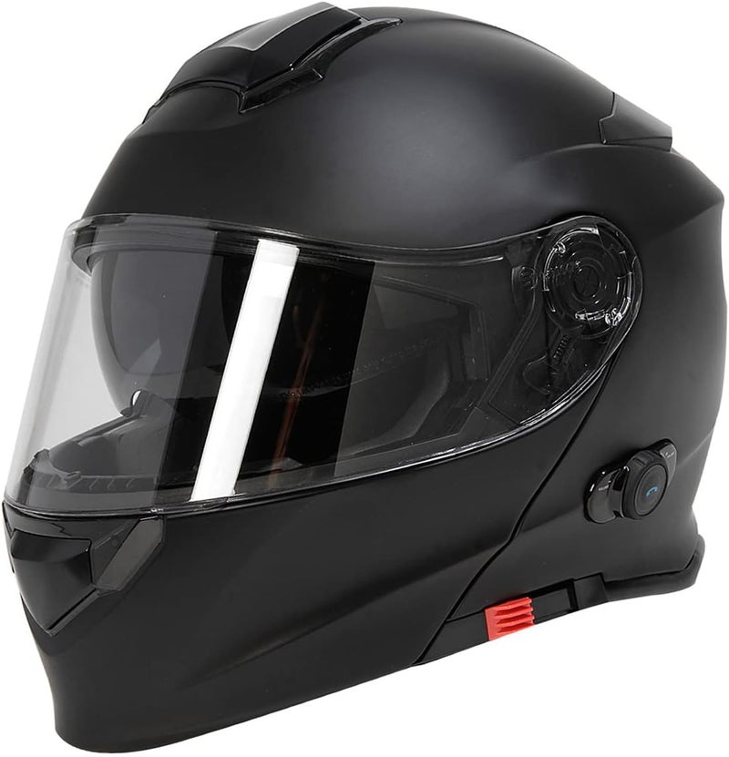 TORC T28B1523 Full Face Modular Bluetooth Helmet - Flat Black, Medium - Image 2