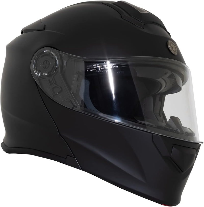 TORC T28B1523 Full Face Modular Bluetooth Helmet - Flat Black, Medium - Image 5