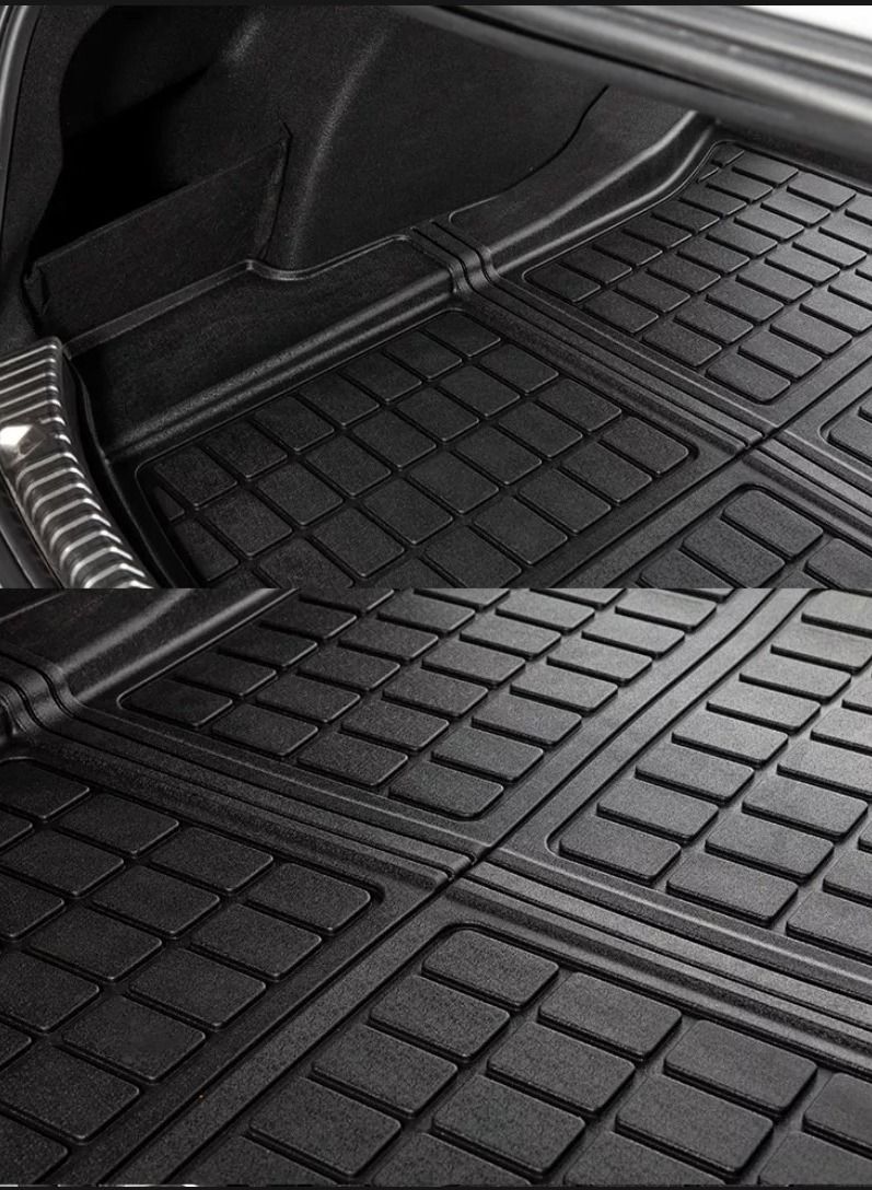 Generic Tesla 3Pcs Mat Set Model 3 2021 2022 2023 TPE Car Frunk And Rear Trunk Storage Box Mat Pad With Rear Full Mat cover - Image 5