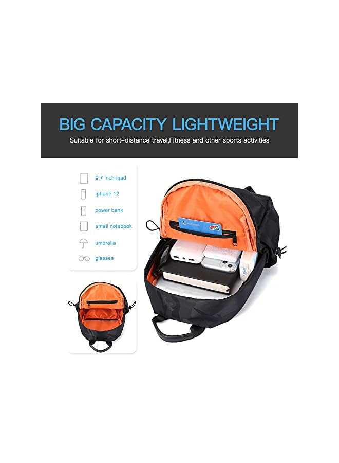 PROMASS Black Sling Crossbody Backpack Shoulder Bag for Men Women - Image 4