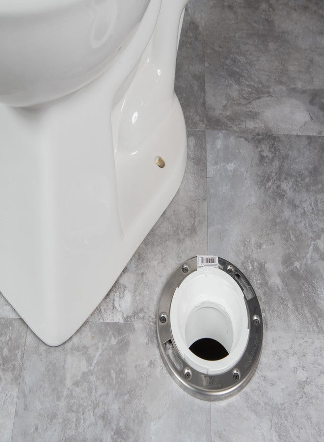 Oatey 3 in. or 4 in. Stainless Steel Closet Flange Ring - Image 2