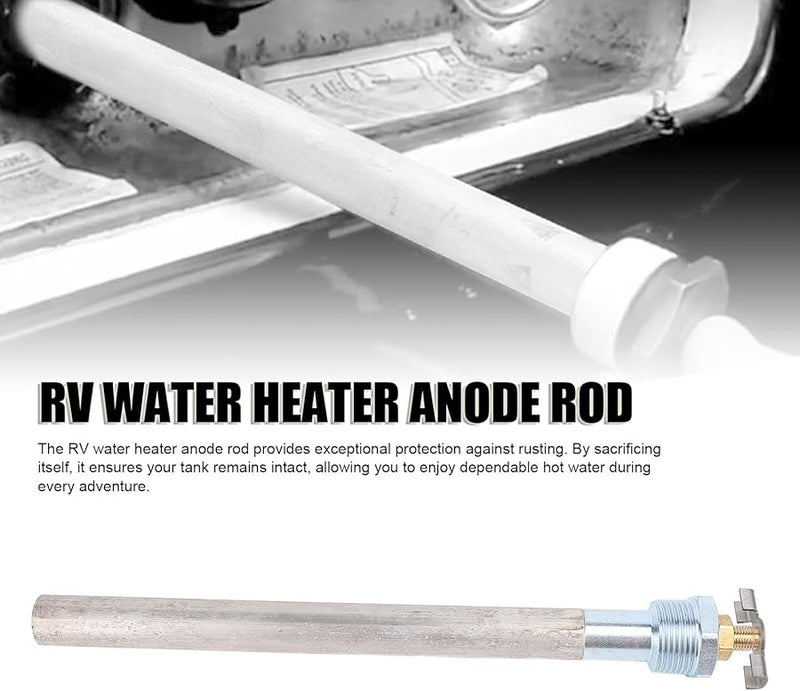 قضيب الأنود لسخان الماء من الألومنيوم والمغنيسيوم مقاس 9.25 بوصة × 3/4 بوصة NPT، مناسب للأرقام 233514 و232767، بتصميم تصريف سريع - Image 5