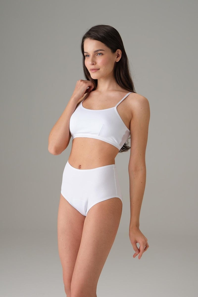 Doreanse Women's High Waist Menstrual Support Panties Slip 7183 - Image 1