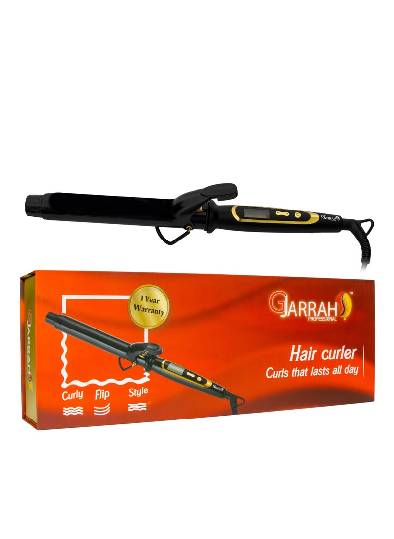 Gjarrah Gjarrah Professional Ceramic Curling Iron 32mm CU-9024 - LCD Display & Auto Shut-Off  - Image 2