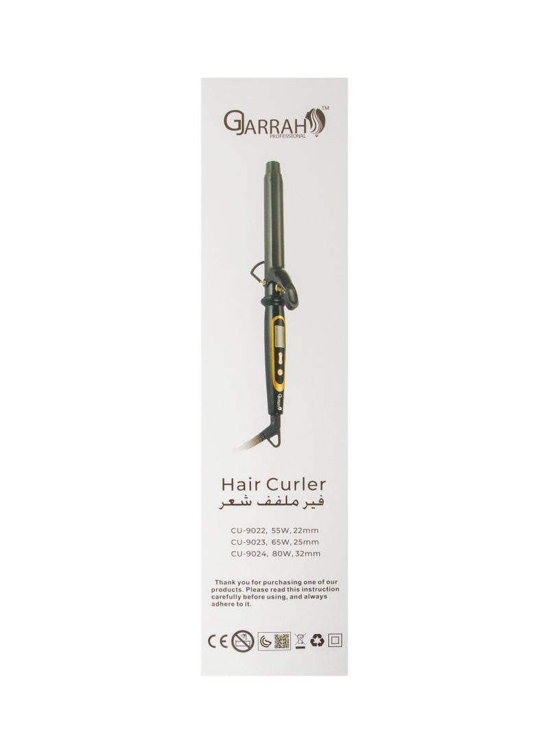 Gjarrah Gjarrah Professional Ceramic Curling Iron 32mm CU-9024 - LCD Display & Auto Shut-Off  - Image 4