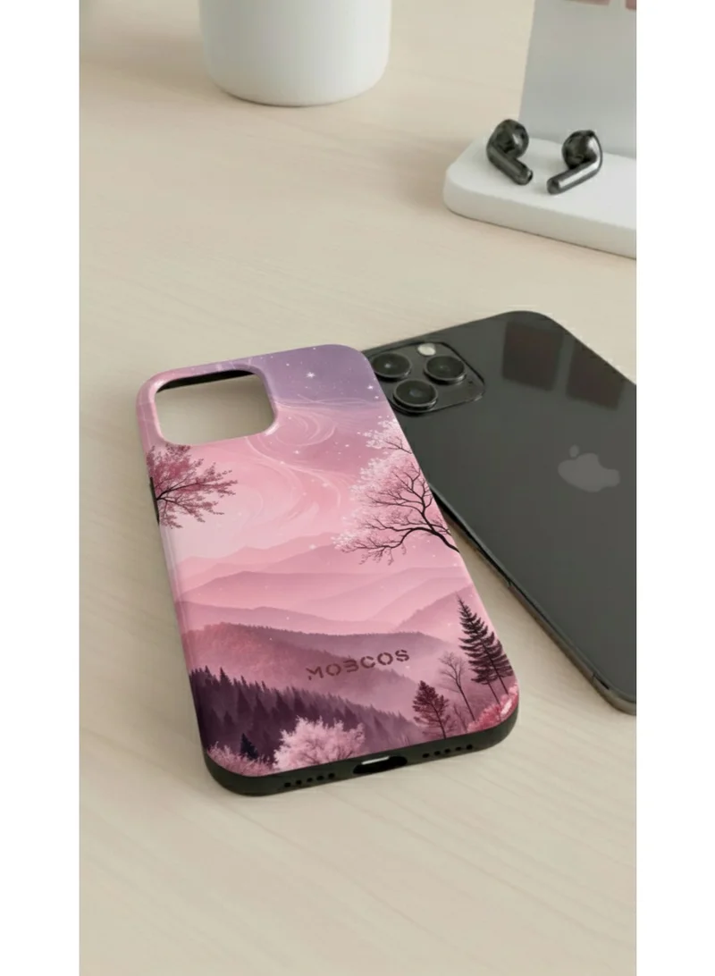 Mobcos iPhone 16 Pro Mountain Blush Mobcos iPhone 16 Pro Mountain Blush Premium Case Compatible with Hybrid Dual-Layer Hard Shell + Silicone Protection - Scratch-Resistant Shockproof Mobile Cover  | Best Price UAE