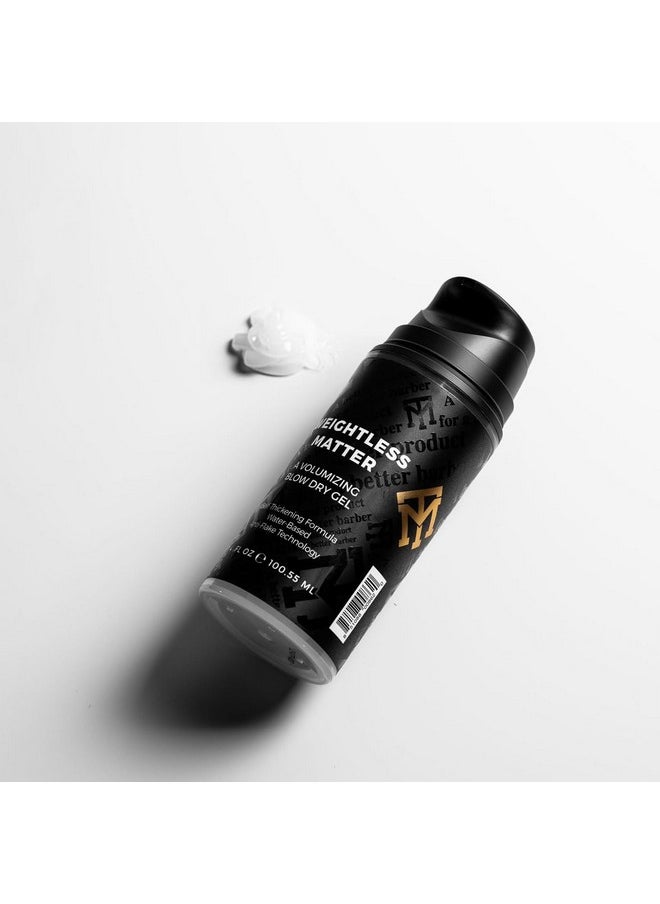 Mane Tame Professional Men's Grooming Mane Tame Weightless Matter Volumizing Blow Dry Hair Gel 3.4Oz  - Image 2