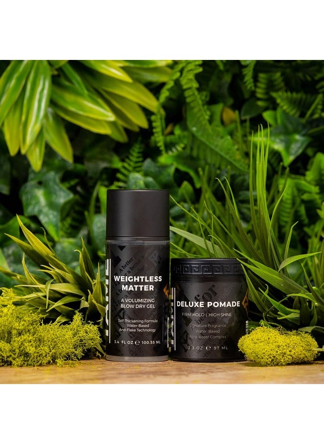 Mane Tame Professional Men's Grooming Mane Tame Weightless Matter Volumizing Blow Dry Hair Gel 3.4Oz  - Image 4