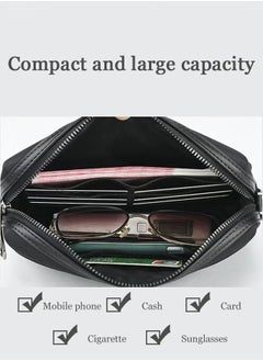 Casual Classic Clutch Bag Portable Large Capacity Lightweight Wallet Business Waterproof Oxford Canvas Zipper Card Holder with Wrist Strap for Men Travel Black - pzsku/ZC1824F6F28337FFE9AA2Z/45/_/1731143523/d1cc35c5-abee-4c1e-b23d-2aaa40174210