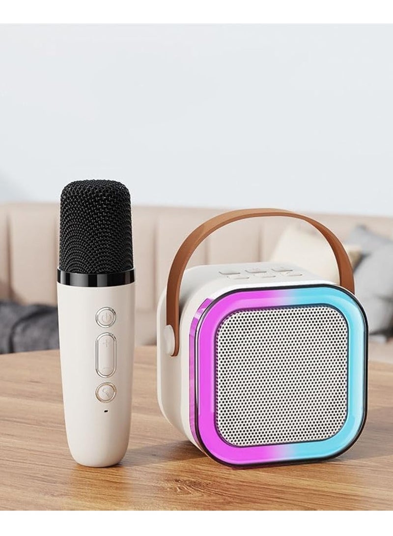 ELTRAZONE Mini Karaoke Machine with 1 Wireless Microphone – Portable Bluetooth Speaker for Kids & Adults, Perfect Birthday Gift for Ages 4-10, Assorted Color - Image 1