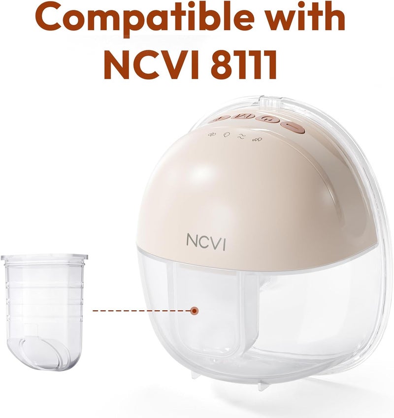 NCVI Replacement Diaphragm Compatible with Hands Free Breast Pump 8111 Original Wearable Breastfeeding Pump Accessories BPA Free 2 PC - Image 5
