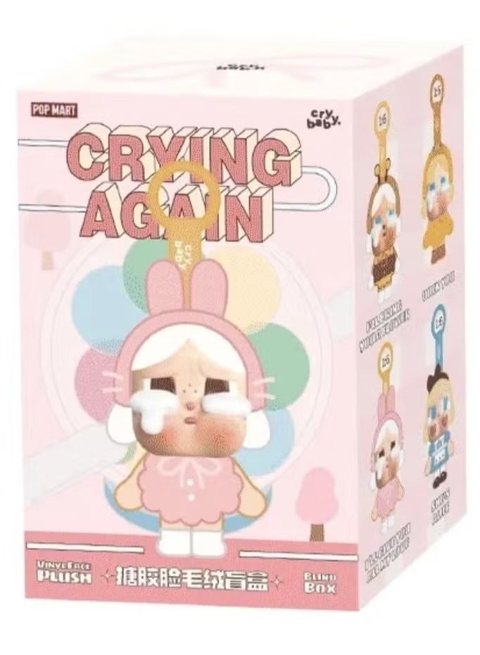 دمية وجه من الفينيل من سلسلة CryBaby Crying Again أصلية 100% (صندوق أعمى واحد) - Image 1