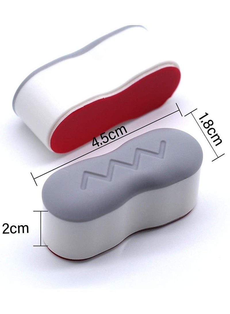Toilet Seat Bumpers Buffers Replacement Kit, 8 Pcs White Push in Buffer Set Pads Self-Adhesive for Home, Hotel, School - Image 4