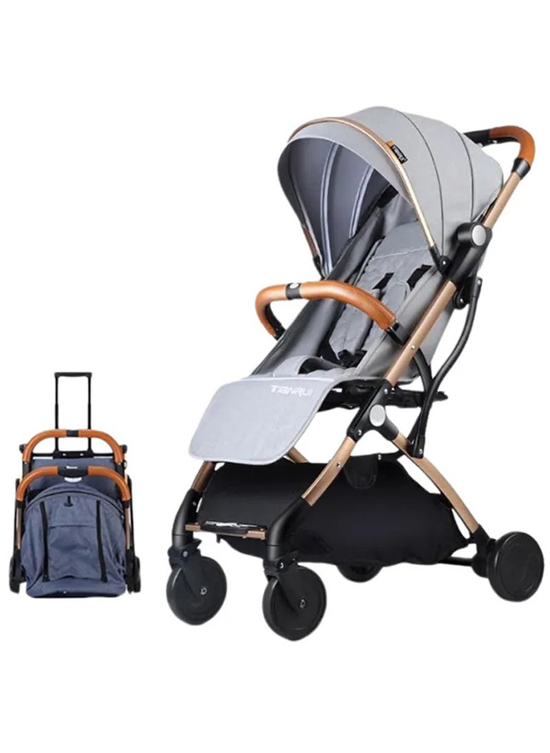 Generic - Baby Foldable Stroller With Multiple Recline Position And Adjustable Canopy - Image 1