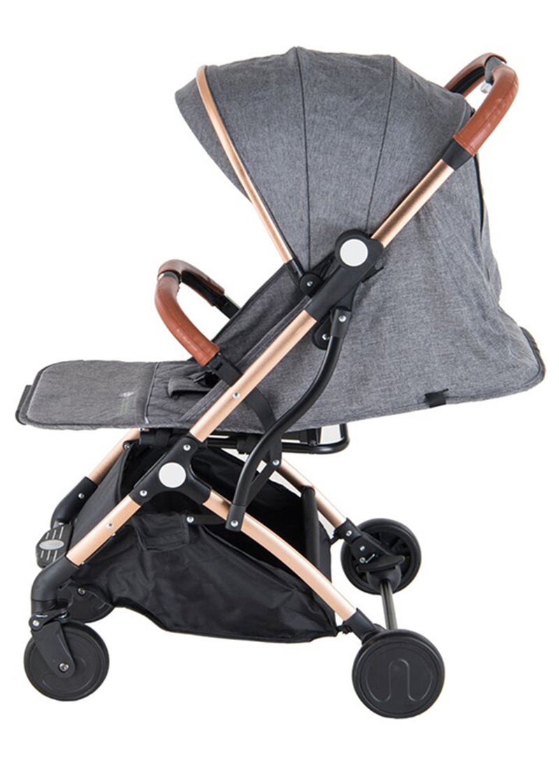Generic - Baby Foldable Stroller With Multiple Recline Position And Adjustable Canopy - Image 1