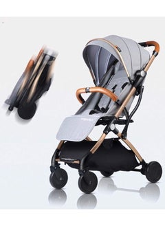Generic Baby Foldable Stroller With Multiple Recline Position And Adjustable Canopy  - Image 3
