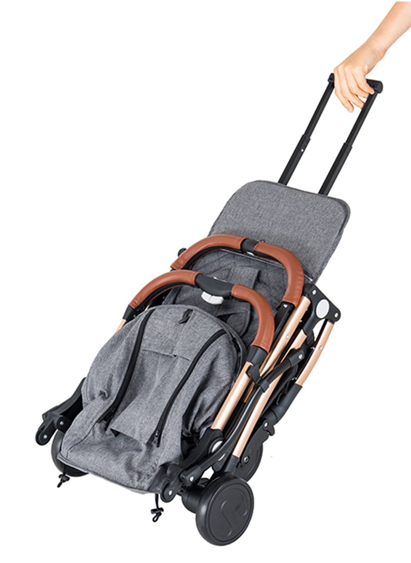 Generic - Baby Foldable Stroller With Multiple Recline Position And Adjustable Canopy - Image 1