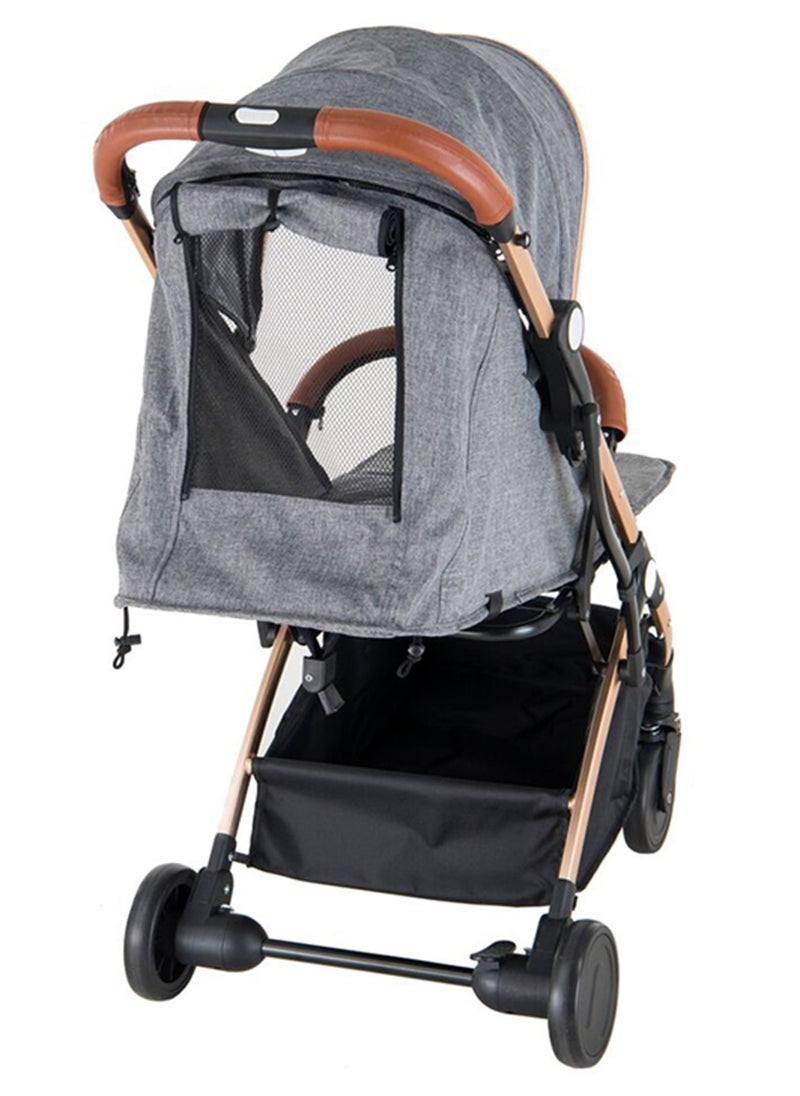 Generic - Baby Foldable Stroller With Multiple Recline Position And Adjustable Canopy - Image 1