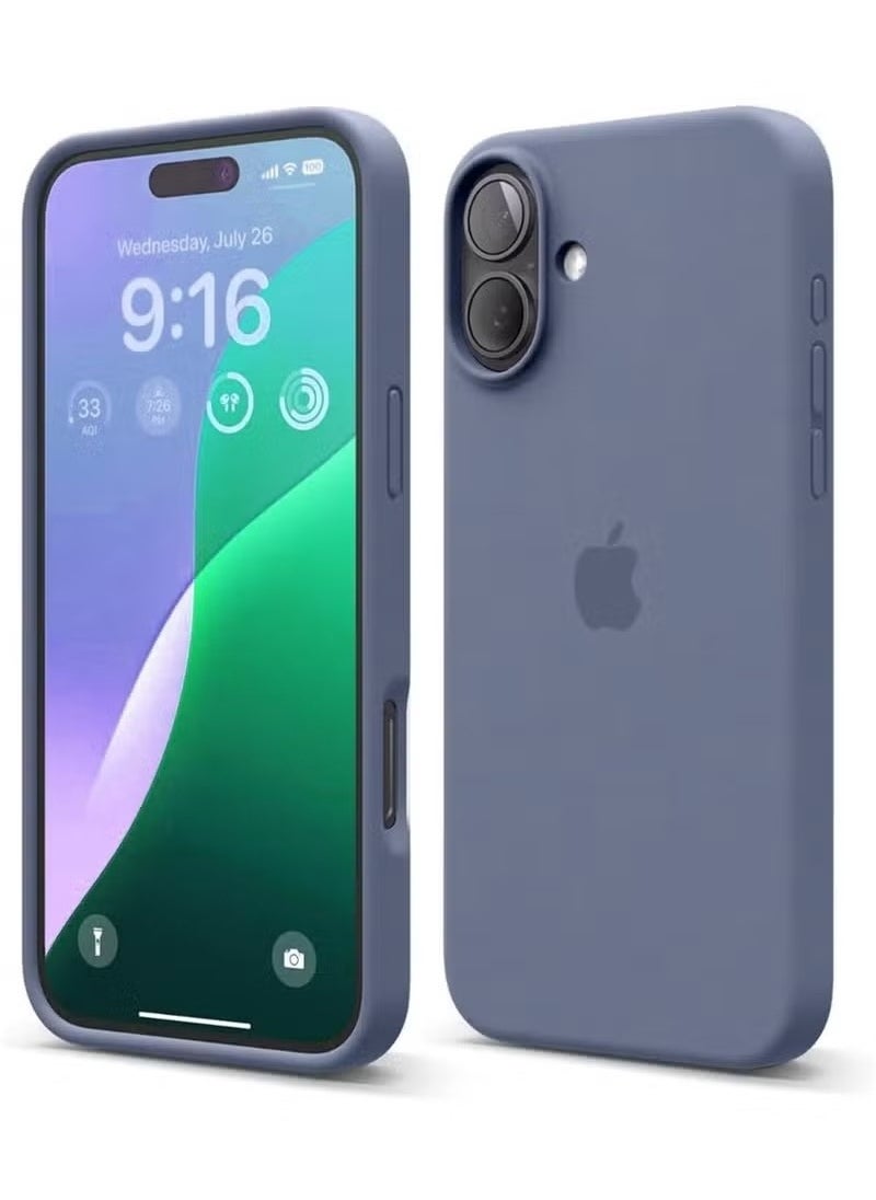 X-level iPhone 16 Liquid Silicone Case Cover,Full Body Protection, Shockproof, Slim, Anti-Scratch Soft Microfiber Lining,Slim Protective Back Cover with Comfortable Hold Touch Feeling and Anti-fingerprint  - Image 1