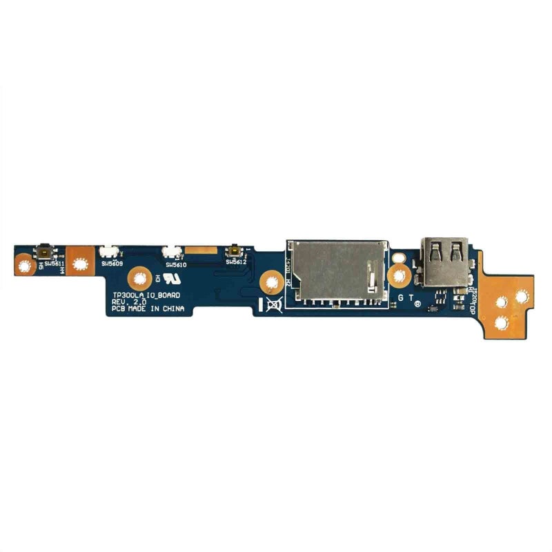 GinTai زر تشغيل الطاقة GinTai IO USB بطاقة SD لوحة بديلة لأجهزة ASUS Q302 Q302L Q302LA Q302U Q302UA TP300 TP300L TP300LA TP300LD TP300LJ Q302LA-BHI3T09 Q302LA-BBI5T14 NBX0001P700 - Image 2