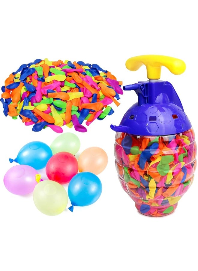 Kiddie Play بالونات ماء للأطفال من كيدي بلاي مع مضخة تعبئة (500 بالون) - Image 1