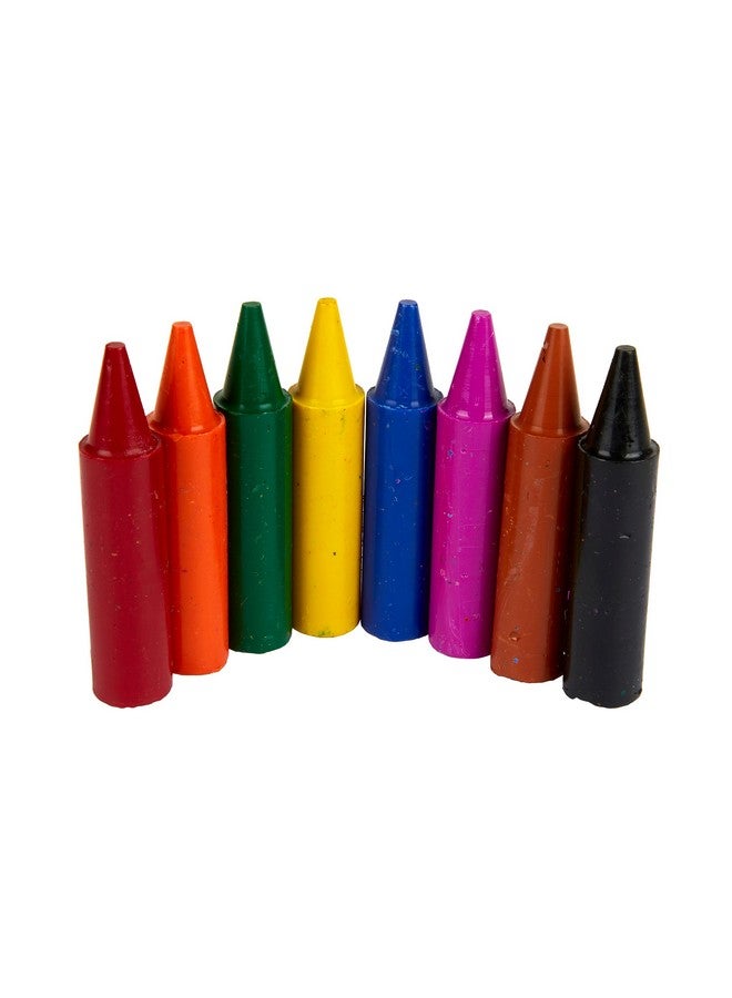 CRAYOLA MyFirst Jumbo Crayons - Assorted Colours (Pack of 8) | Easy-Grip Colouring Crayons Perfect for Toddlers Hands | Ideal for Kids Aged 12+ Months - Image 4
